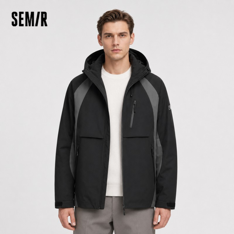 Outdoor Sport Winter Jacket - Semir Down Jacket Men Waterproof Hooded