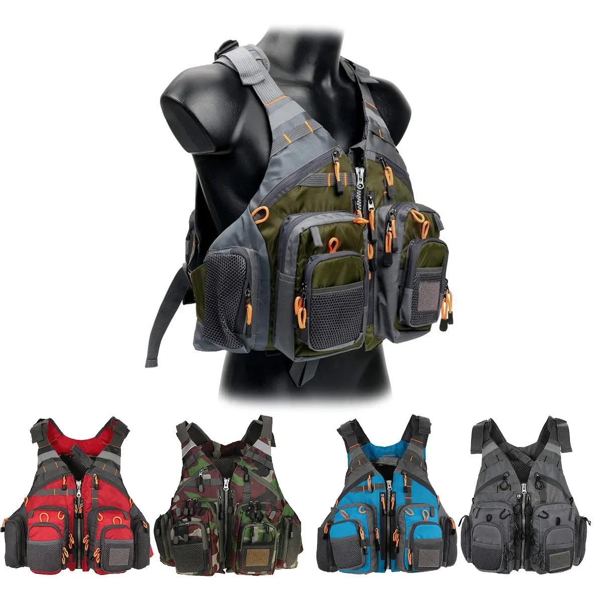 Adjustable Fishing Vest Breath - Outdoor Sport Waterproof Jacket recension och pris