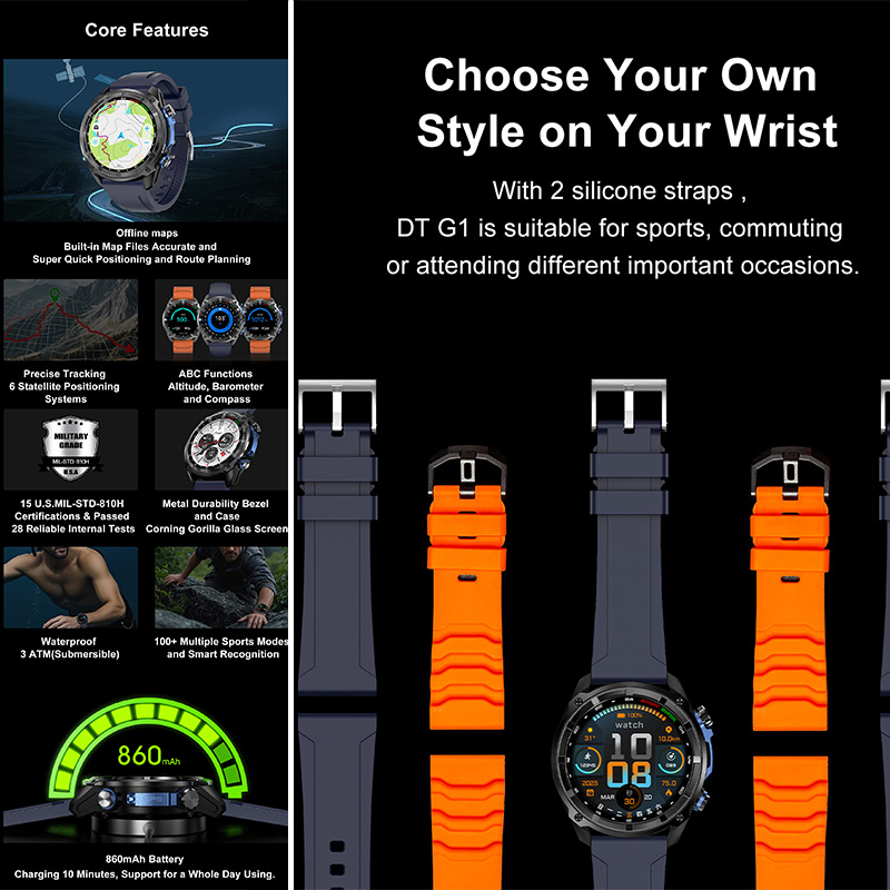 Yaocx Men Smart Watch New Outd - Outdoor Sport Watch recension och pris