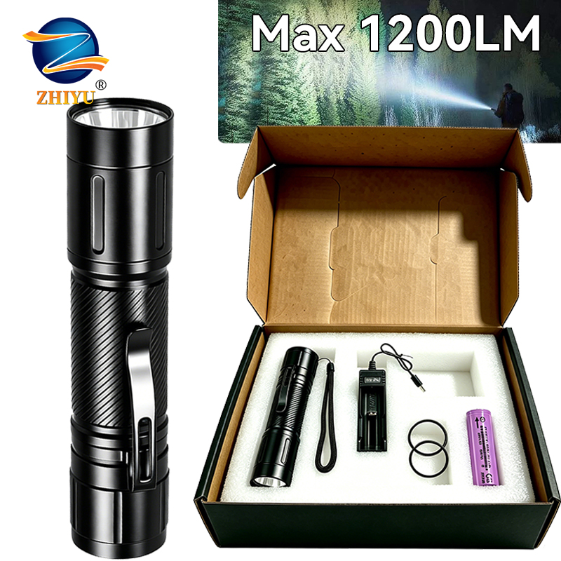 1200LM Fixed Focus LED Flashli - Outdoor Spotlight recension och pris