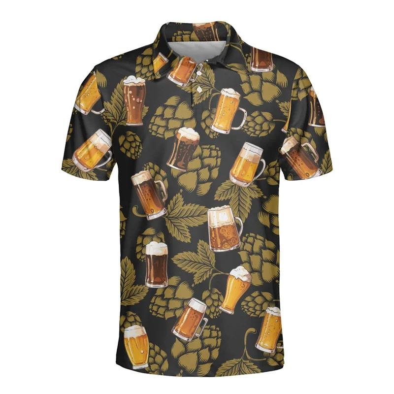 3D Printed Hawaiian Beer Polo  - Polo Shirt Equestrian recension och pris