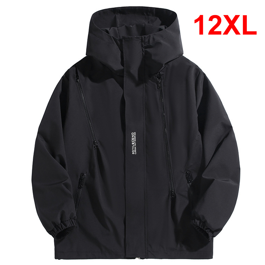10XL 12XL Plus Size Windbreake - Outdoor Sport Waterproof Jacket recension och pris