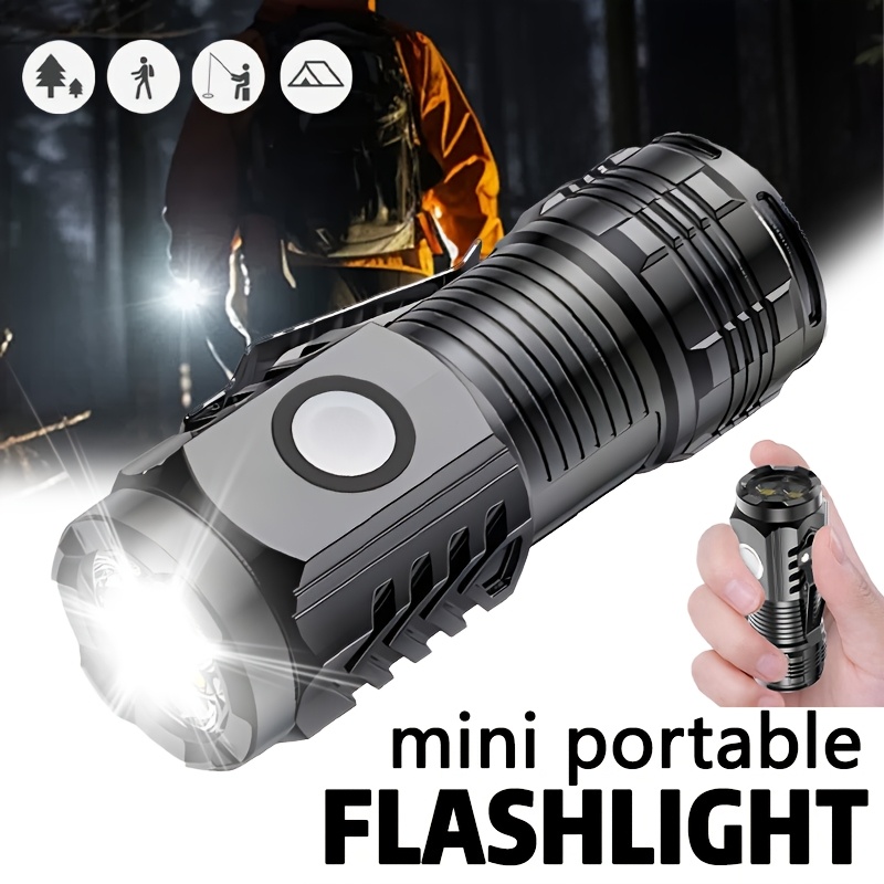 Mini 3LED Flashlight With Pen  - Outdoor Spotlight recension och pris