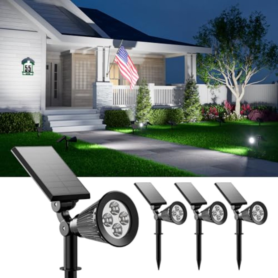 Solar Spotlights Outdoor Water - Outdoor Spotlight recension och pris