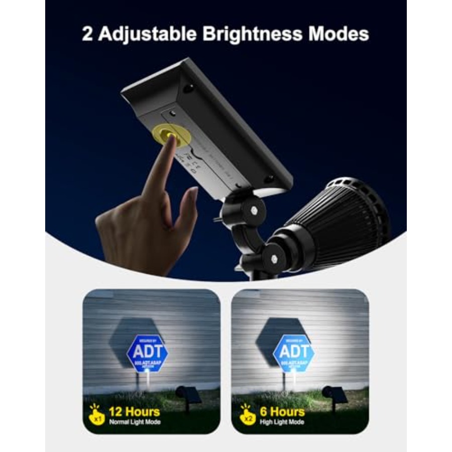Solar Spotlights Outdoor Water - Outdoor Spotlight recension och pris