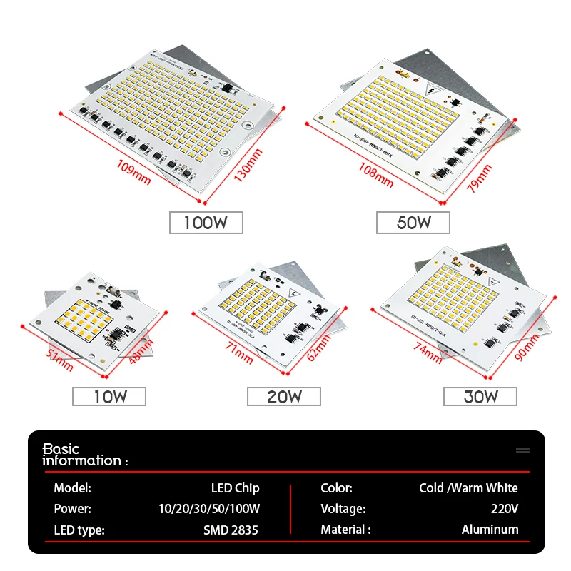 10pcs/lot 10W 20W 30W 50W 100W - Outdoor Spotlight recension och pris