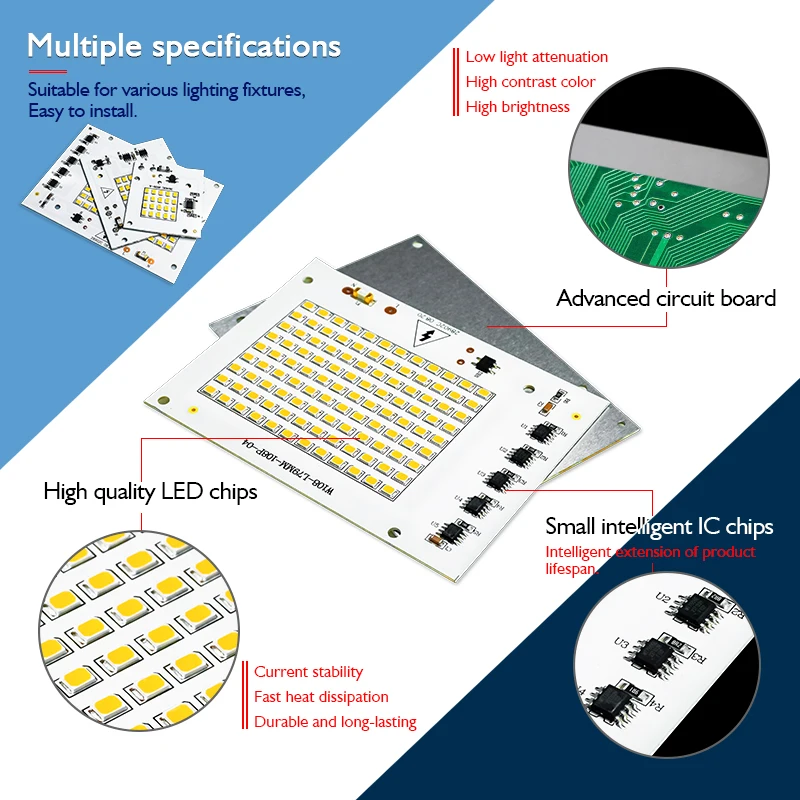 10pcs/lot 10W 20W 30W 50W 100W - Outdoor Spotlight recension och pris