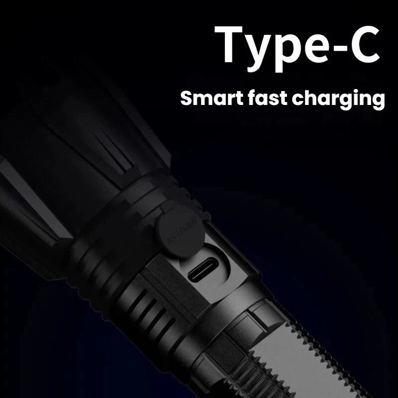 High-power P90 LED Flashlight  - Outdoor Spotlight recension och pris