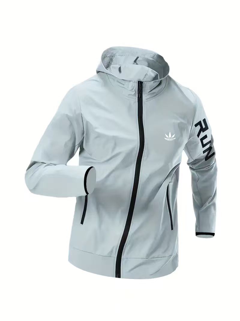 Mens Run Hooded Windbreaker Ja - Outdoor Sport Waterproof Jacket recension och pris