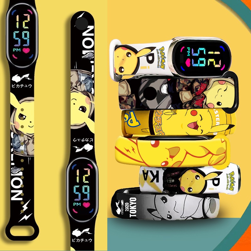 Pikachu Kids LED Watch Waterpr - Outdoor Sport Watch recension och pris
