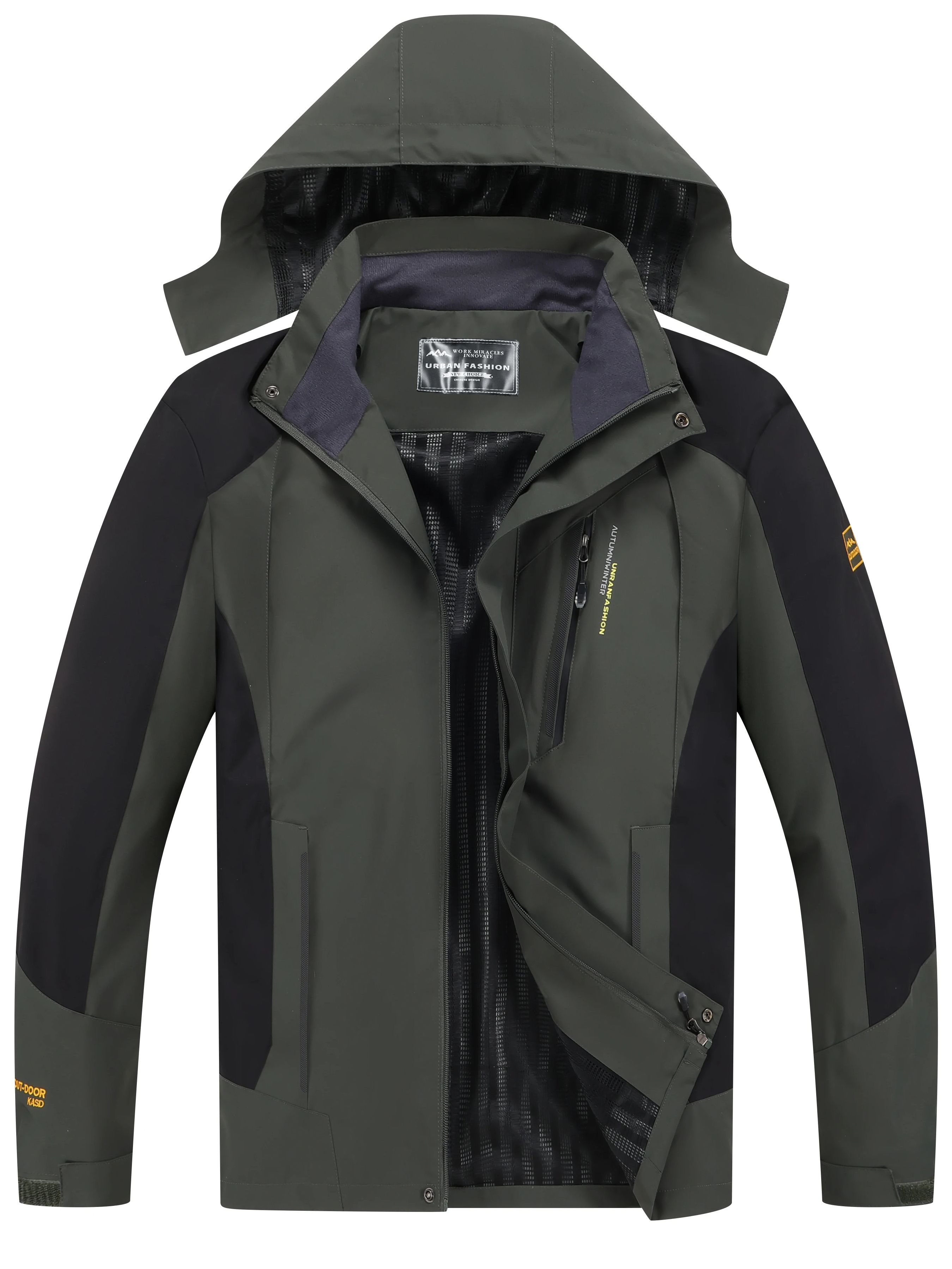 Men's Waterproof Hiking Jacket - Outdoor Sport Waterproof Jacket recension och pris