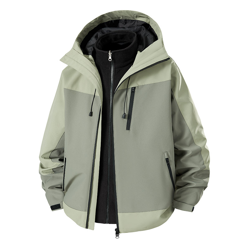 3-in-1 Splicing Mens Hiking Ja - Outdoor Sport Waterproof Jacket recension och pris