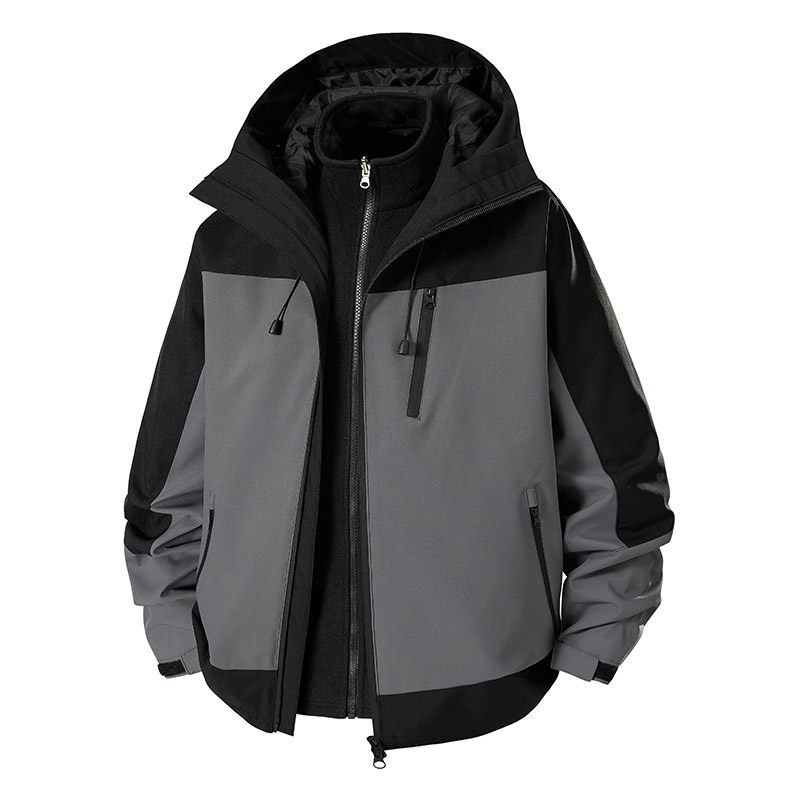 3-in-1 Splicing Mens Hiking Ja - Outdoor Sport Waterproof Jacket recension och pris