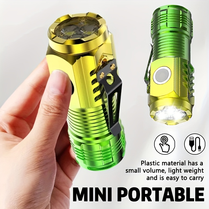 Mini 3LED Flashlight With Pen  - Outdoor Spotlight recension och pris