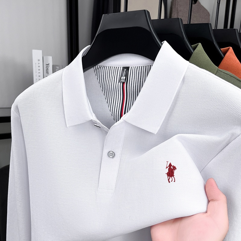 Autumn new men clothing brand  - Polo Shirt Equestrian recension och pris